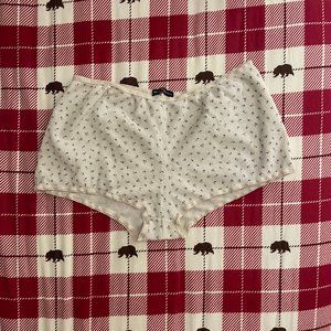 Brandy Melville / John Galt White, Emery Lace Short in Blue & Green Floral